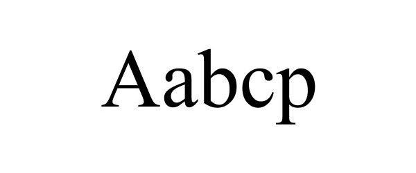 Trademark Logo AABCP
