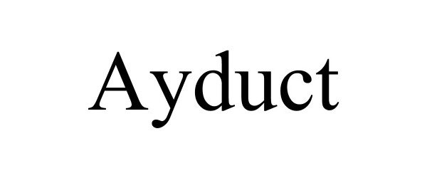 Trademark Logo AYDUCT