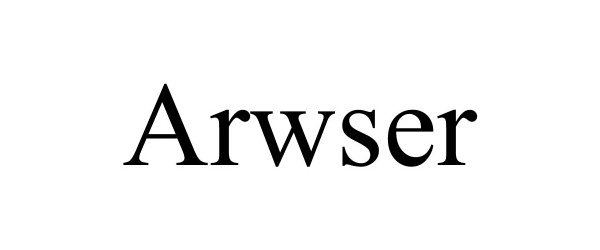 Trademark Logo ARWSER