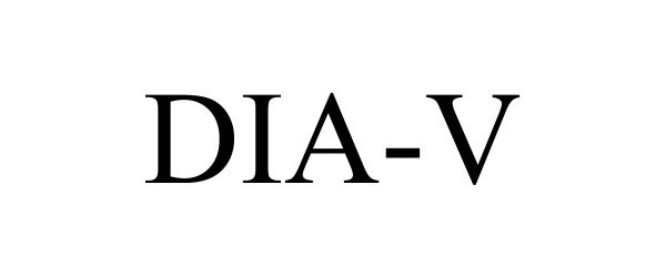 Trademark Logo DIA-V