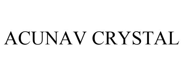 Trademark Logo ACUNAV CRYSTAL