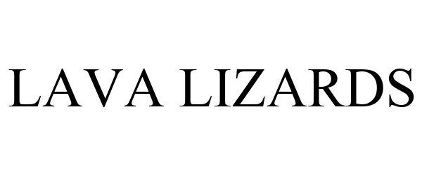 Trademark Logo LAVA LIZARDS