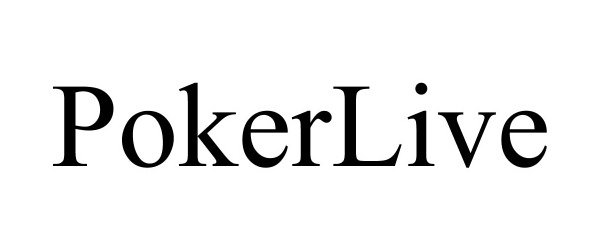Trademark Logo POKERLIVE