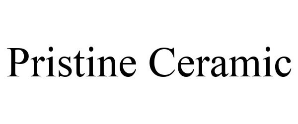 Trademark Logo PRISTINE CERAMIC