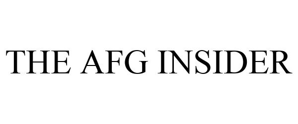  THE AFG INSIDER
