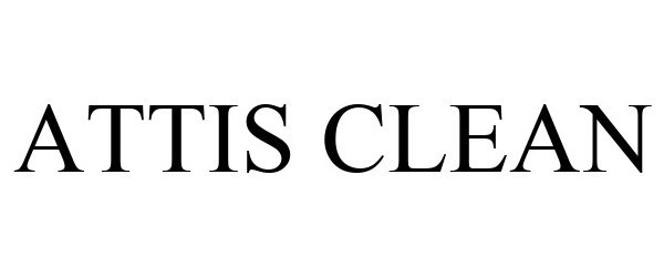 Trademark Logo ATTIS CLEAN
