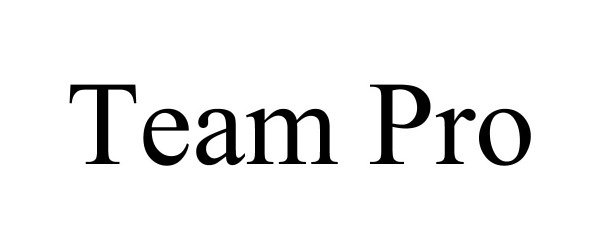 Trademark Logo TEAM PRO