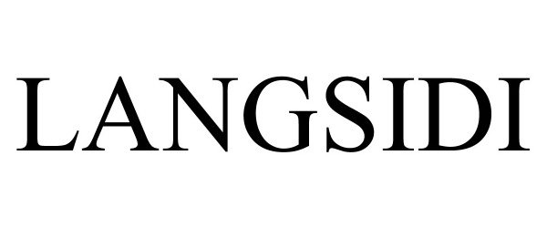 Trademark Logo LANGSIDI