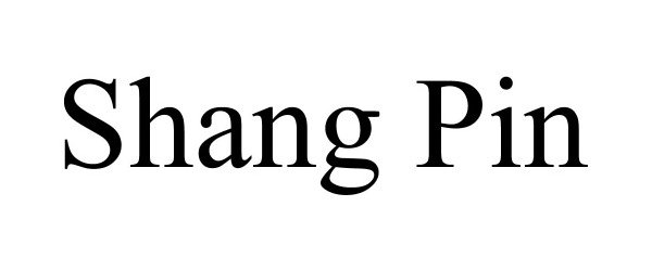 Trademark Logo SHANG PIN