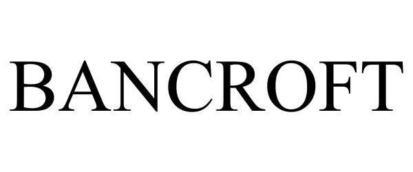 Trademark Logo BANCROFT
