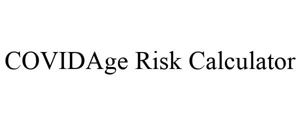  COVIDAGE RISK CALCULATOR