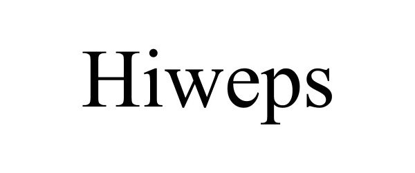 Trademark Logo HIWEPS