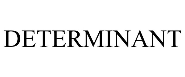 Trademark Logo DETERMINANT