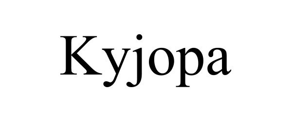 Trademark Logo KYJOPA