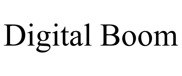 Trademark Logo DIGITAL BOOM