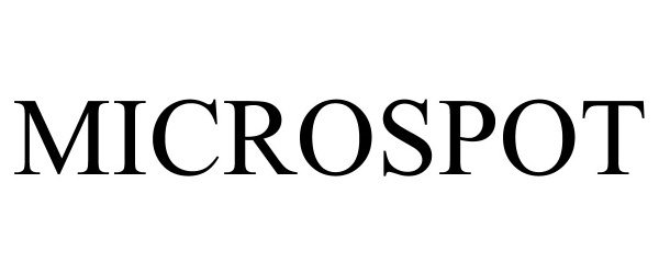 Trademark Logo MICROSPOT
