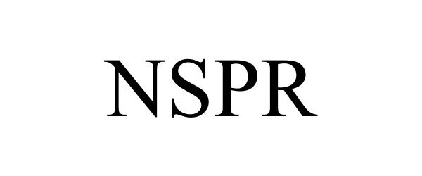 Trademark Logo NSPR