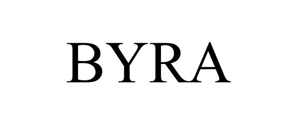 Trademark Logo BYRA