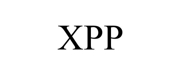 Trademark Logo XPP