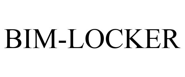 Trademark Logo BIM-LOCKER