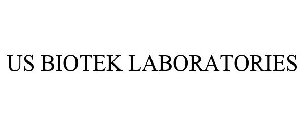 Trademark Logo US BIOTEK LABORATORIES