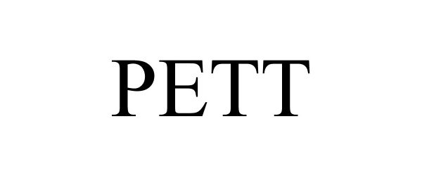 Trademark Logo PETT