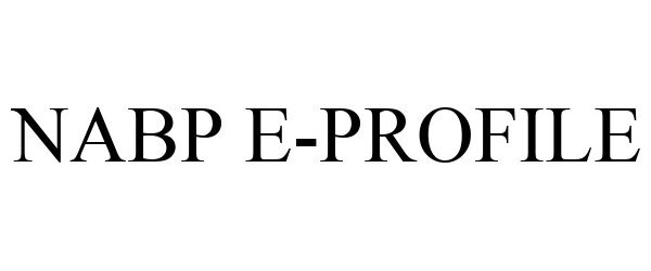 Trademark Logo NABP E-PROFILE