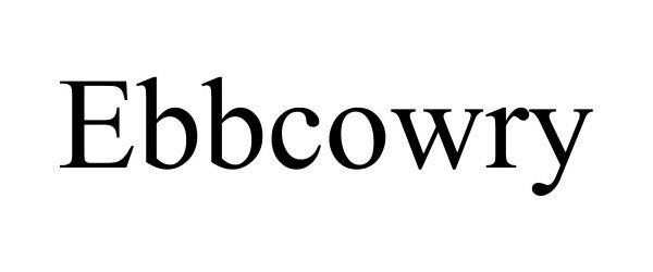 Trademark Logo EBBCOWRY