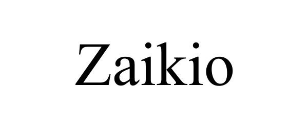 Trademark Logo ZAIKIO