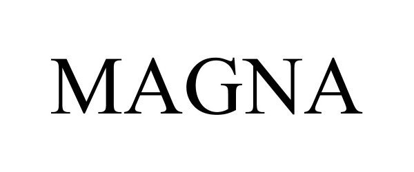 Trademark Logo MAGNA