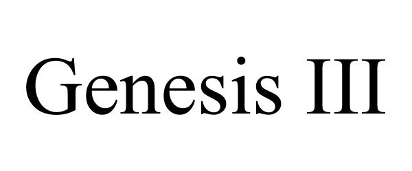 Trademark Logo GENESIS III