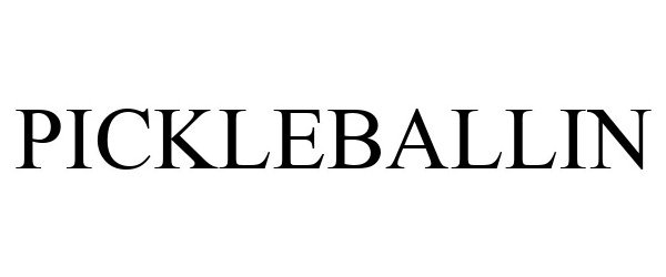 Trademark Logo PICKLEBALLIN