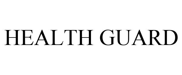 Trademark Logo HEALTH GUARD