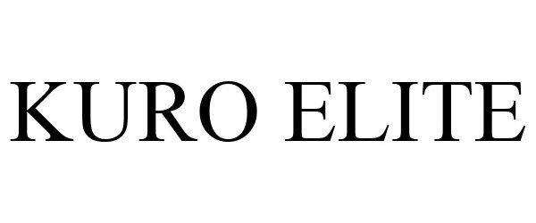 Trademark Logo KURO ELITE