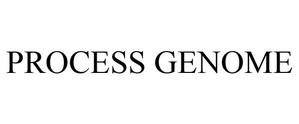 Trademark Logo PROCESS GENOME