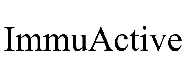 Trademark Logo IMMUACTIVE