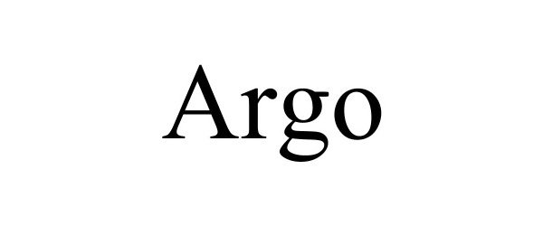 Trademark Logo ARGO