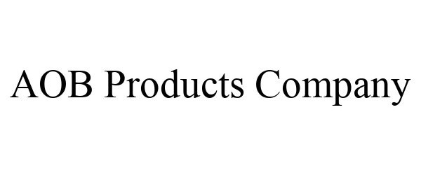  AOB PRODUCTS COMPANY