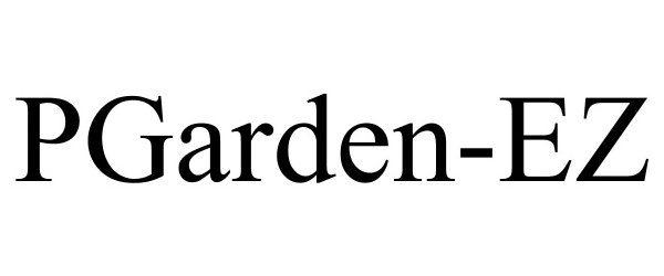Trademark Logo PGARDEN-EZ