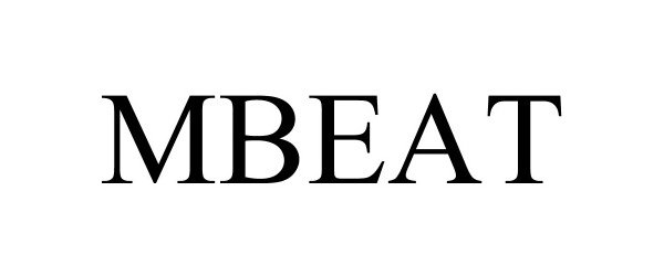 Trademark Logo MBEAT