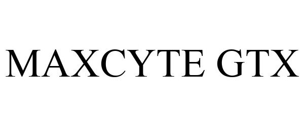 Trademark Logo MAXCYTE GTX