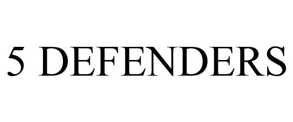 Trademark Logo 5 DEFENDERS