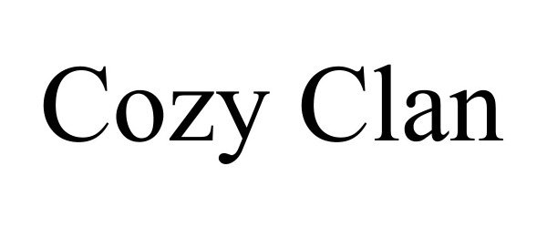 Trademark Logo COZY CLAN