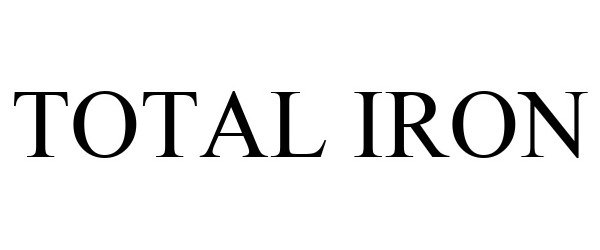 Trademark Logo TOTAL IRON
