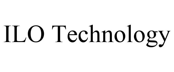 Trademark Logo ILO TECHNOLOGY