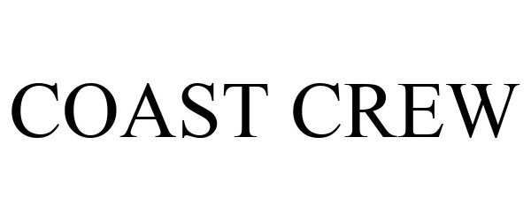 Trademark Logo COAST CREW