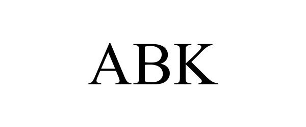 Trademark Logo ABK