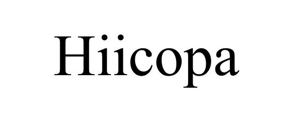 Trademark Logo HIICOPA