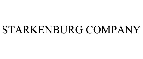 Trademark Logo STARKENBURG COMPANY