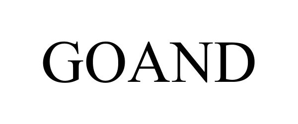 Trademark Logo GOAND